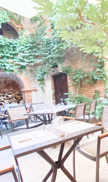 Le restaurant - L'Auberge de l'Abbaye - Lavaudieu - Restaurant Vieille Brioude